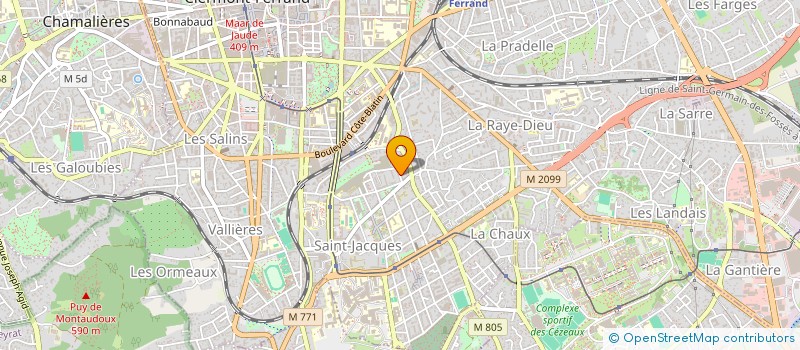 localisation de l'entreprise TEGO IMMO  CLERMONT-FERRAND