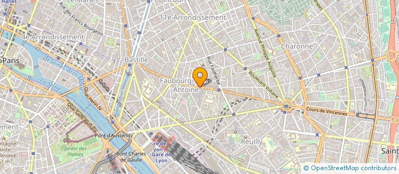 localisation de l'entreprise TEGONAT  PARIS 11