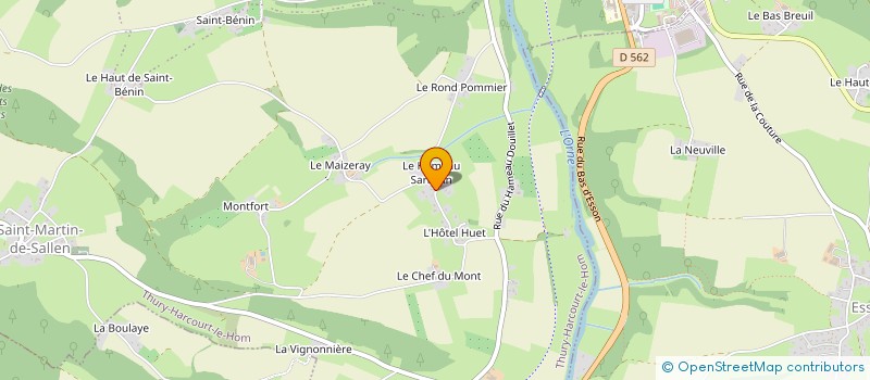 localisation de l'entreprise TEGPATRIMOINE INVEST  THURY-HARCOURT-LE-HOM