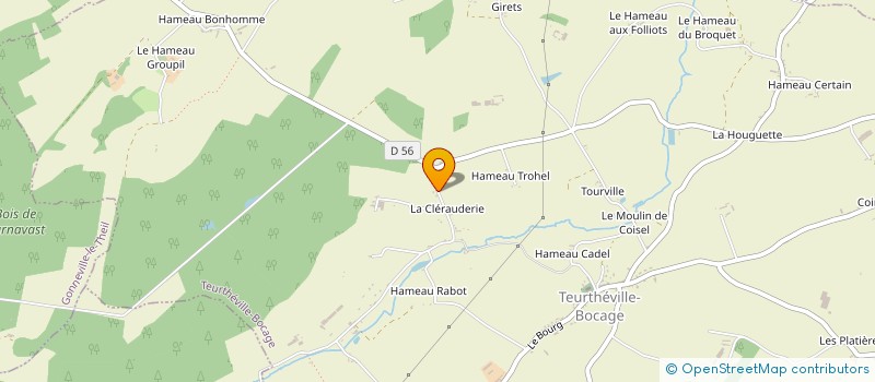 localisation de l'entreprise TEHADE 2  TEURTHEVILLE-BOCAGE