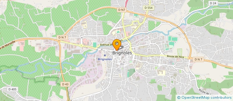 localisation de l'entreprise TEHINA à BRIGNOLES