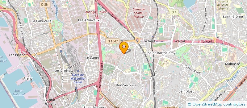 localisation de l'entreprise TEHTAP à MARSEILLE