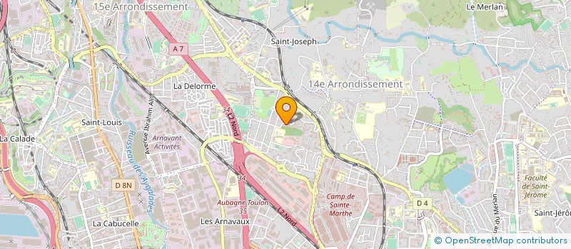 localisation de l'entreprise TEHTAP MACONNERIE à MARSEILLE