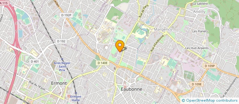 localisation de l'entreprise TEI à EAUBONNE