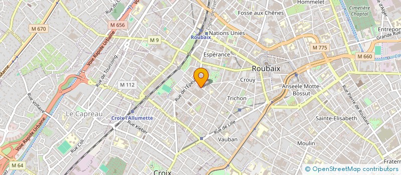 localisation de l'entreprise TEI CONSULTING SARL à ROUBAIX