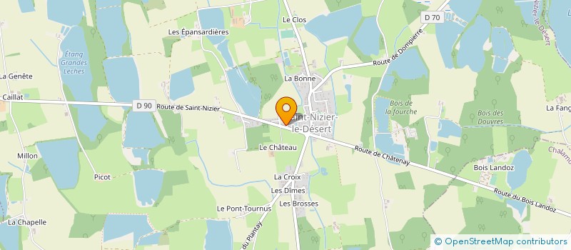localisation de l'entreprise TEIC à SAINT-NIZIER-LE-DESERT