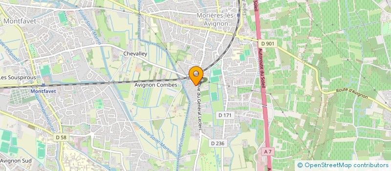 localisation de l'entreprise TEIC.FRANCE  MORIERES-LES-AVIGNON