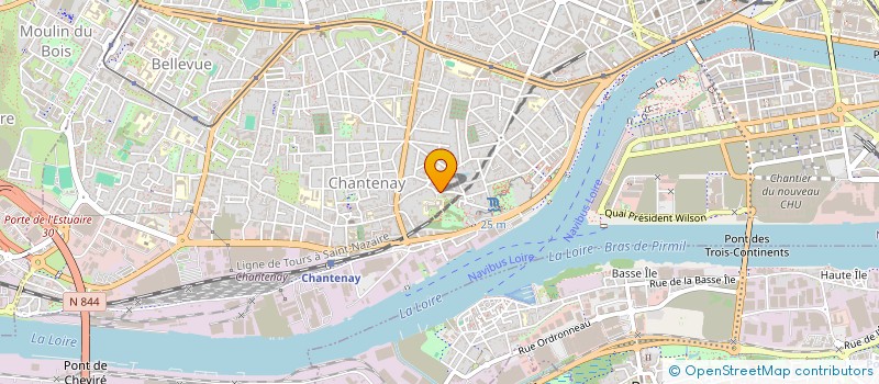 localisation de l'entreprise TEICOF  NANTES