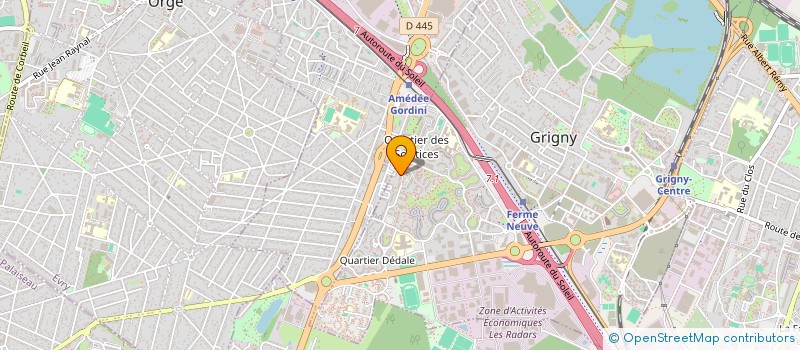 localisation de l'entreprise TEIL ET DENOUAULT à GRIGNY