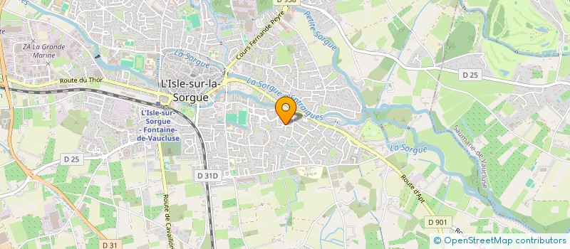 localisation de l'entreprise TEIL VAPE à L'ISLE-SUR-LA-SORGUE