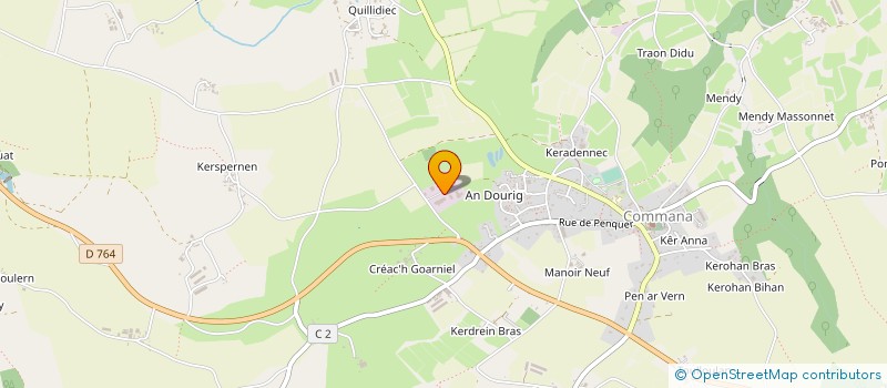 localisation de l'entreprise TEILLAGE DE BRETAGNE à COMMANA