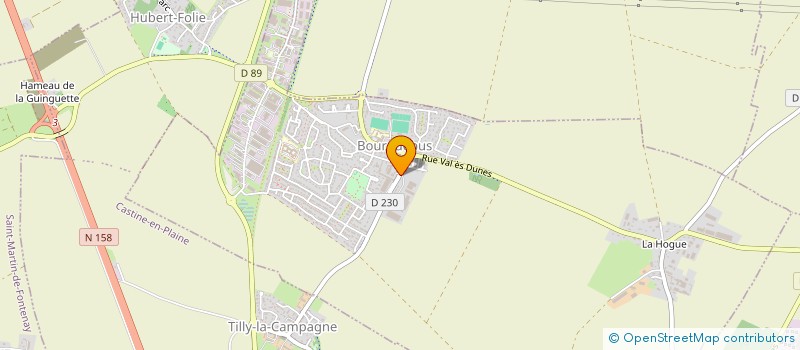 localisation de l'entreprise TEILLAGE VANDECANDELAERE à BOURGUEBUS