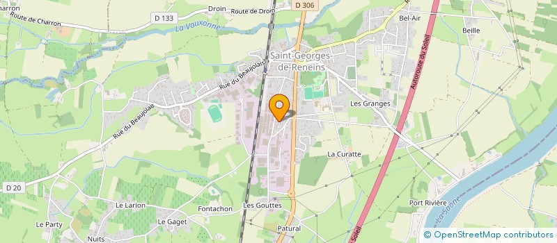 localisation de l'entreprise TEILLARD  SAINT-GEORGES-DE-RENEINS