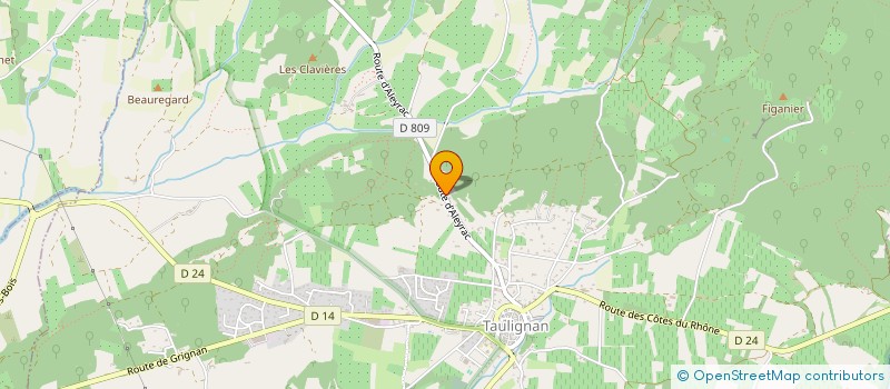 localisation de l'entreprise TEILLARD & CO  SALLES-SOUS-BOIS