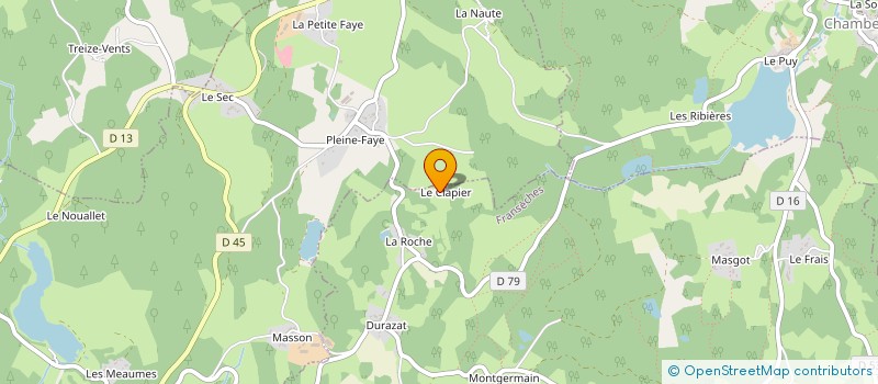 localisation de l'entreprise TEILLARD NRJ à FRANSECHES