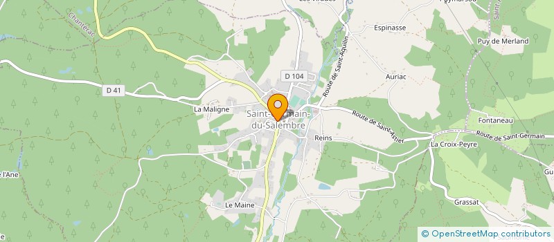 localisation de l'entreprise TEILLET  NEUVIC