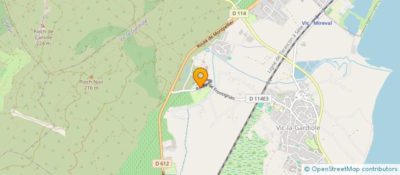 localisation de l'entreprise TEILLON INDIVISION  VIC-LA-GARDIOLE