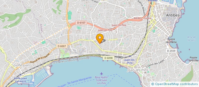 localisation de l'entreprise TEILO  ANTIBES