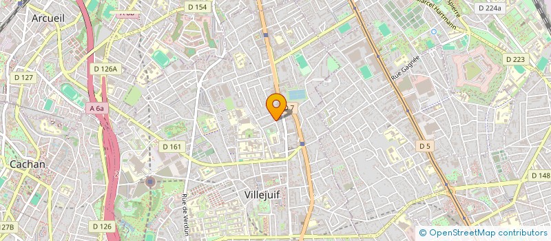 localisation de l'entreprise TEIMAC  VILLEJUIF