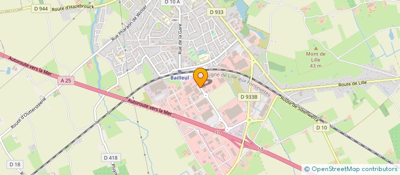 localisation de l'entreprise TEINTE ET PROTECTION à BAILLEUL