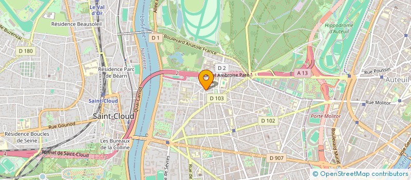 localisation de l'entreprise TEINTURERIE A L'ANCIENNE MINA à BOULOGNE-BILLANCOURT