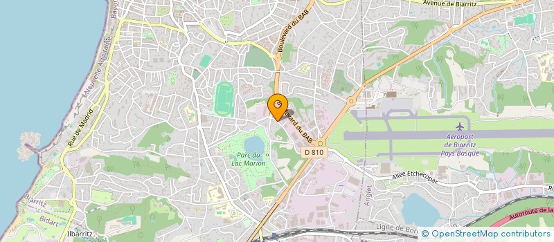 localisation de l'entreprise TEINTURERIE BLANCHISSERIE BIARROTTE à BIARRITZ
