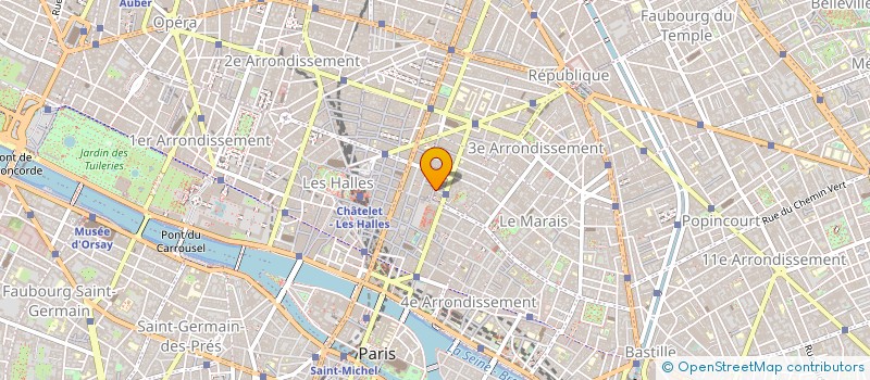 localisation de l'entreprise TEINTURERIE BRANTOME à PARIS