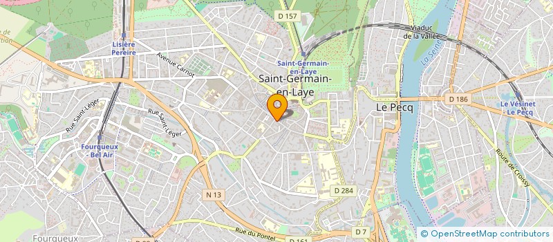 localisation de l'entreprise TEINTURERIE DE PARIS à SAINT-GERMAIN-EN-LAYE
