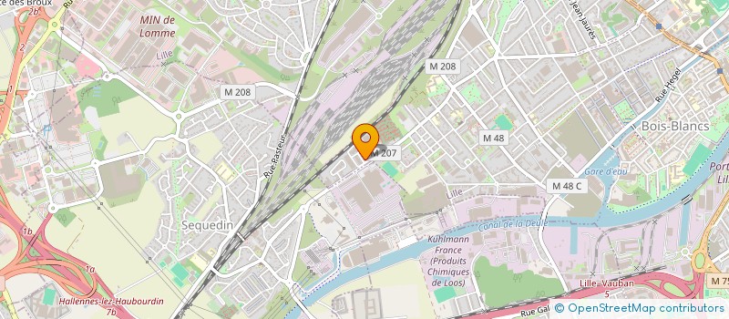 localisation de l'entreprise TEINTURERIE LESCHAEVE à LILLE