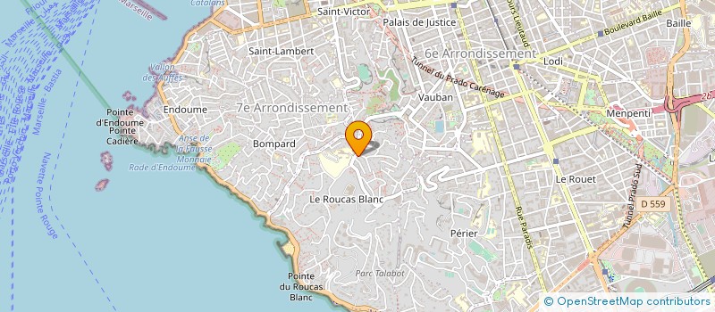 localisation de l'entreprise TEINTURERIE MAURY KELLER à MARSEILLE