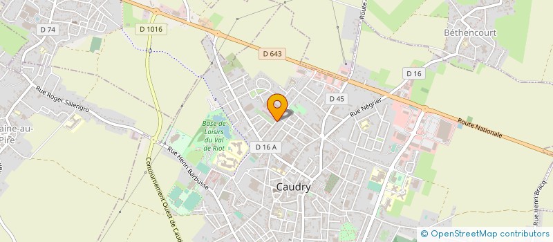 localisation de l'entreprise TEINTURERIE NOUVELLE DU TRANSVAAL à CAUDRY