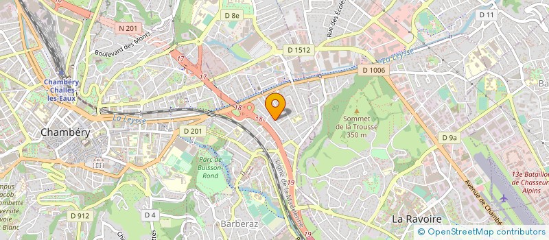 localisation de l'entreprise TEINTURERIES GONAY SA à BASSENS