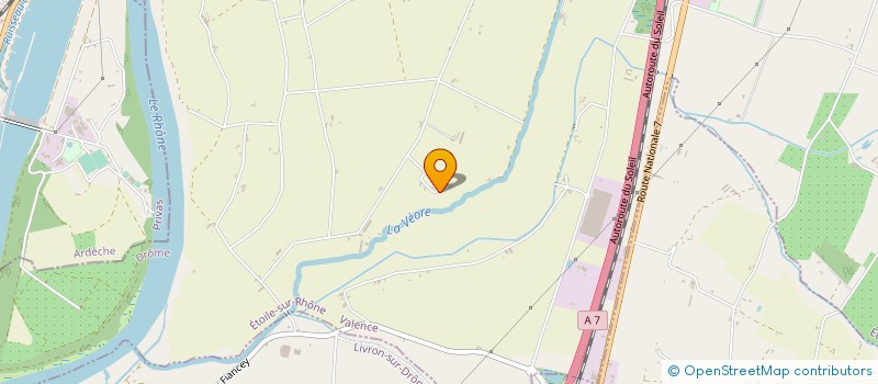 localisation de l'entreprise TEIRE ET FILS à ETOILE-SUR-RHONE