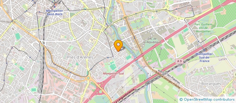 localisation de l'entreprise TEISSEDRE  MONTPELLIER