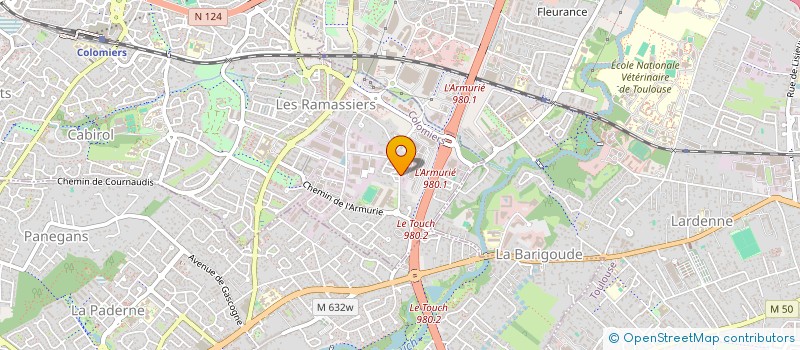 localisation de l'entreprise TEISSEIRE DEVELOPPEMENT à COLOMIERS