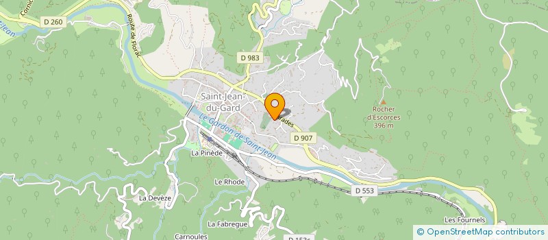 localisation de l'entreprise TEISSIER GUY ET ROBERT  SAINT-JEAN-DU-GARD