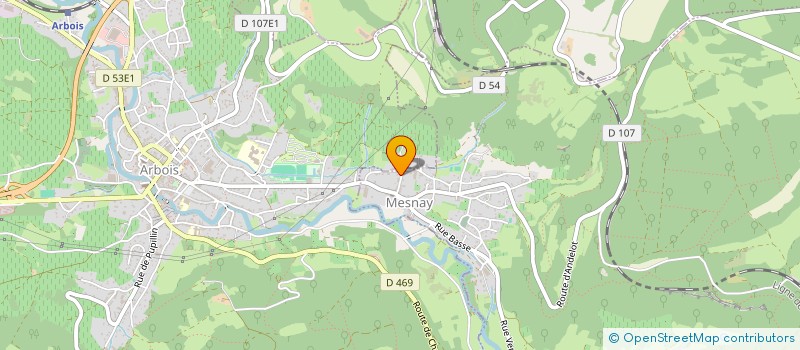 localisation de l'entreprise TEIVA  MESNAY