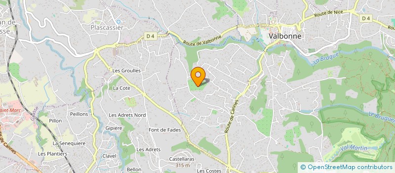 localisation de l'entreprise TEIVALBONNE  VALBONNE