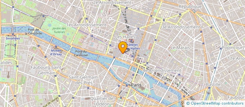 localisation de l'entreprise TEIX-AMA à PARIS