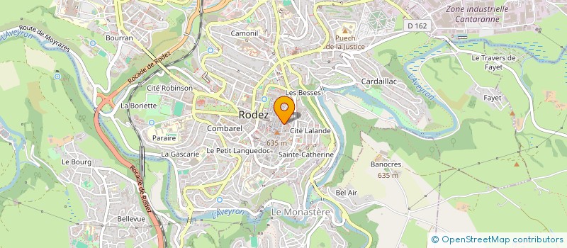 localisation de l'entreprise TEIX IMMO  RODEZ