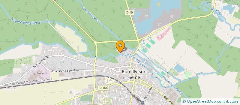 localisation de l'entreprise TEIXBATI TP à ROMILLY-SUR-SEINE