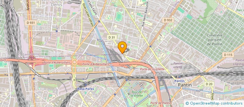 localisation de l'entreprise TEIXEIRA  AUBERVILLIERS