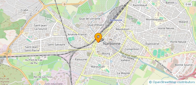 localisation de l'entreprise TEIXEIRA  NARBONNE