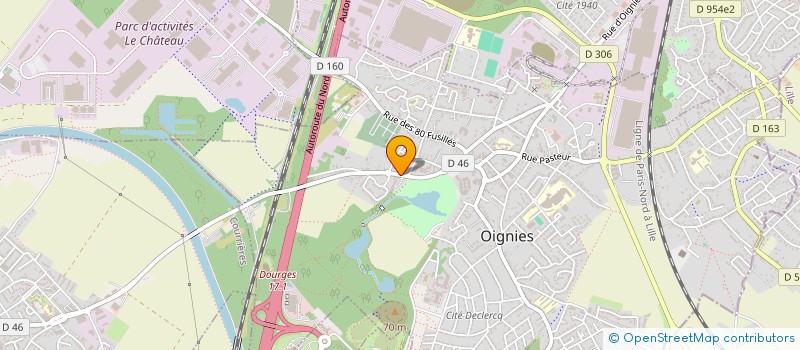 localisation de l'entreprise TEIXEIRA BAT  OIGNIES