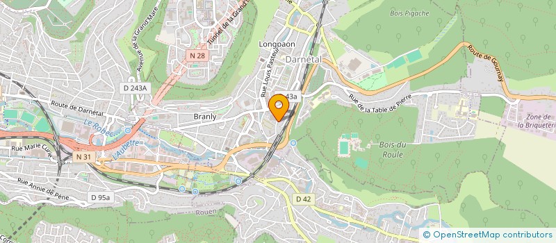 localisation de l'entreprise TEIXEIRA BATIMENT  DARNETAL