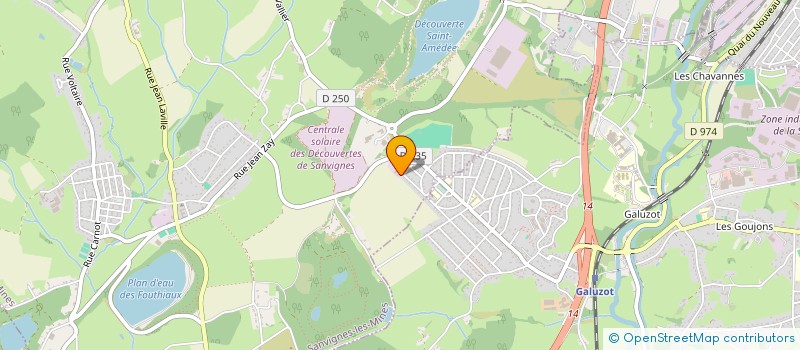 localisation de l'entreprise TEIXEIRA BATIMENT  SANVIGNES-LES-MINES