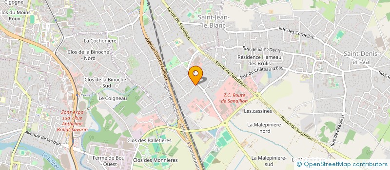localisation de l'entreprise TEIXEIRA CARDOSO SARL  SAINT-JEAN-LE-BLANC