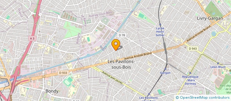 localisation de l'entreprise TEIXEIRA E FILHOS à LES PAVILLONS-SOUS-BOIS