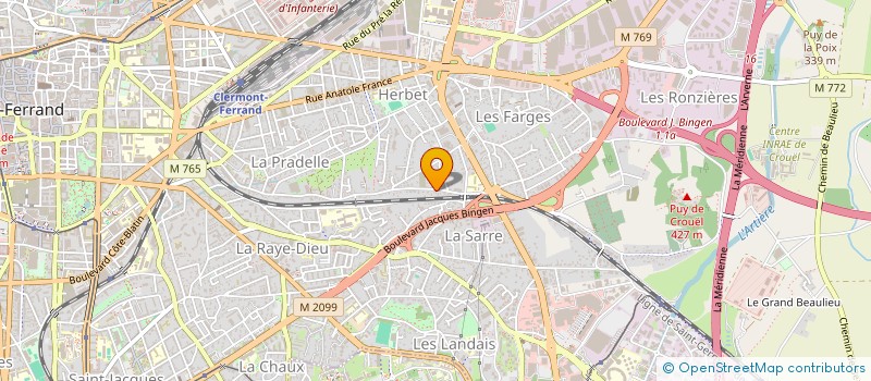 localisation de l'entreprise TEIXEIRA ET FILS  CLERMONT-FERRAND