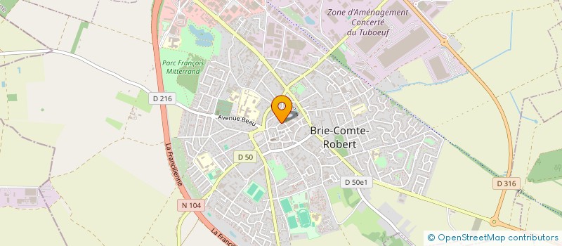 localisation de l'entreprise TEIXEIRA ET FILS à BRIE-COMTE-ROBERT
